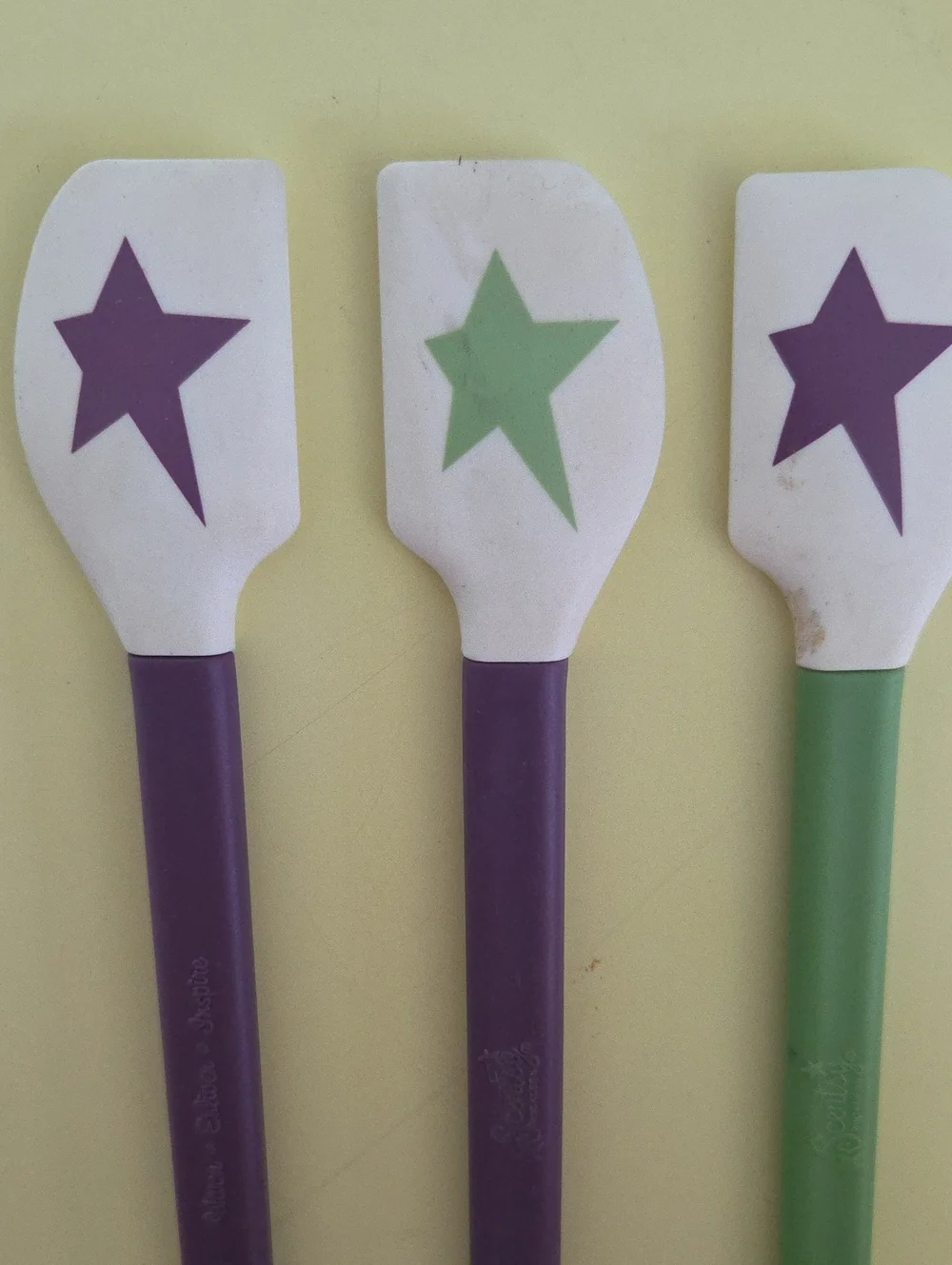 3 Small Scentsy Spatulas